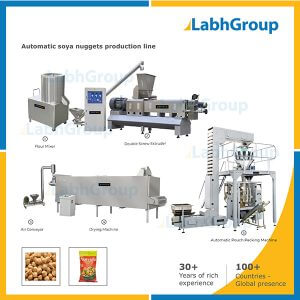 Automatic soya nuggets production line