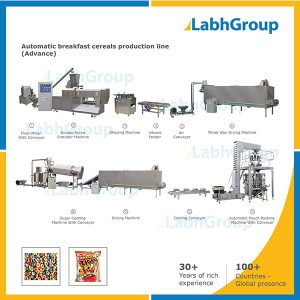 Automatic breakfast cereals production line